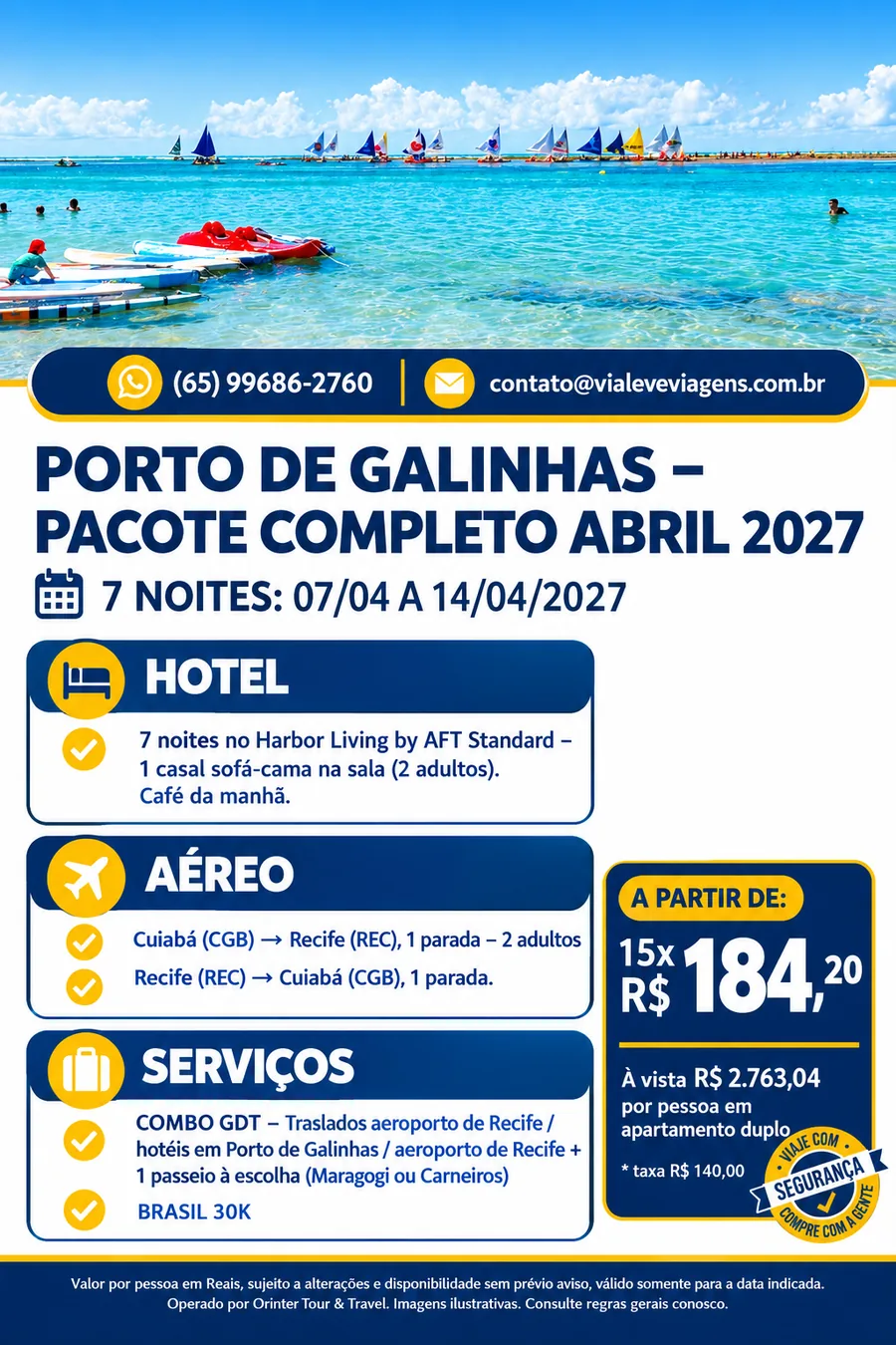 Pacote Porto de Galinhas